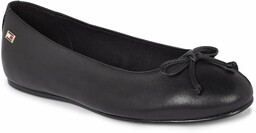 Baleriny Tommy Hilfiger Essential Chic Ballerina FW0FW08059 Czarny