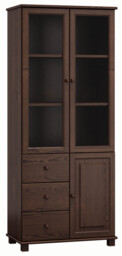 Witryna drewniana nr5 orzech