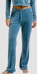 JUICY COUTURE Niebieskie damskie spodnie dresowe Tina Trackpants,