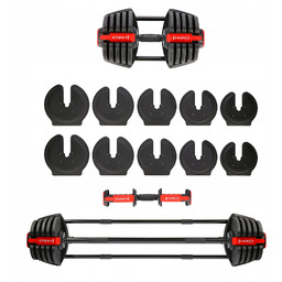 SGR40 Pro Set 2W1 Zestaw Regulowanych Sztangielek 43,5