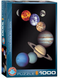 EuroGraphics, puzzle, Układ Słoneczny Nasa, 1000 el.