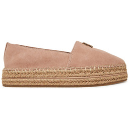 Espadryle Tommy Hilfiger Suede Platform Espadrille FW0FW08586 Beżowy