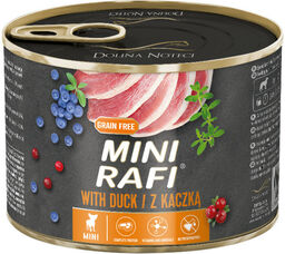 DOLINA NOTECI Mini Rafi z kaczką 12x185g