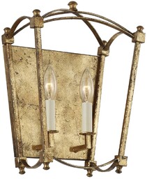 Quintiesse Lampa ścienna THAYER QN-THAYER2-ADB antyczne złoto