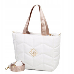 Torebka Damska Shopper Laura Biaggi Pikowana A4