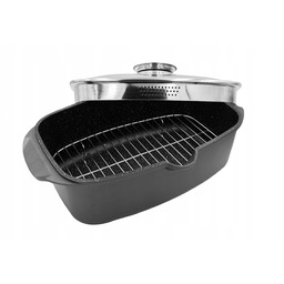 Brytfanna non-stick (nieprzywierająca) HausRoland gęsiarka 5,7l 32cm