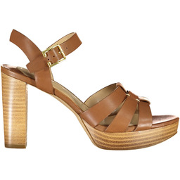 DAMSKIE SANDAŁY RALPH LAUREN BRĄZOWE