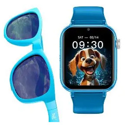 Maxcom FW59 Kiddo LTE Niebieski + okulary Real
