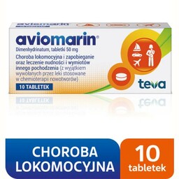 AVIOMARIN 50 mg - 10 tabletek