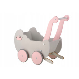 Drewniany Wózek Dla Lalek Lalki Pchacz Drewniany Jeździk