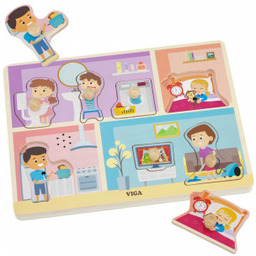 Puzzle Viga Dźwiękowe Dopasuj Codzienne Aktywności