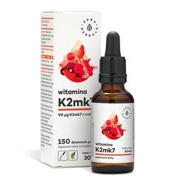 Witamina K2mk7 90mg Krople, Aura Herbals, 30ml