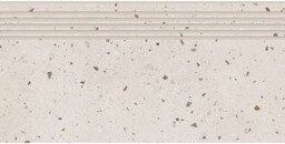 Gres szkliwiony stopnica TERRAZZO grey mat 29,8x59,8 gat.
