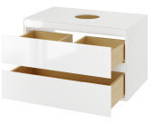 EXCELLENT MLEX.1102.800.WHWH Finli szafka wisząca 80cm, podumywalkowa