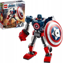 Lego Marvel Avengers 76168 Mech Kapitana Ameryki Figurka