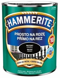 Hammerite farba na rdzę Czarny Mat 2,5L