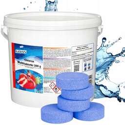 Chlor do Basenu Jacuzzi Tabletki Multifunkcyjne 5kg 200g