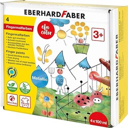 Eberhard Faber 578802 - Farby do malowania palcami