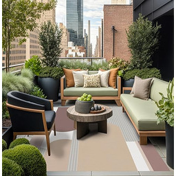 Viniliko Dywan, winyl, wielokolorowy, 140x200 cm