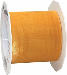 C.E. Pattberg Sheer Organza Ribbon, Sunny Yellow, 72