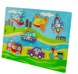 Puzzle Drewniane Ulica 30X30 Na Pinezkach 8 El