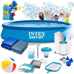Basen Ogrodowy Rozporowy Pompa 457x84 Intex 10w1