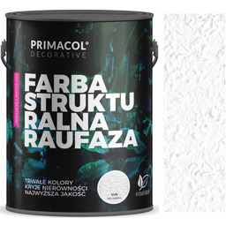 Primacol Farba Strukturalna Płynna Raufaza Biały 5L