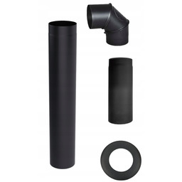 Zestaw Montażowy komplet rur przyłączeniowych do wkładu kominka