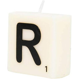 PD-Party 7040028 Scrabble Litera Świeca Impreza Dekoracje Ambience