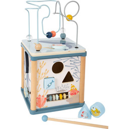 Drewniana kostka motoryczna Podwodny świat 11910-Small Foot, zabawki