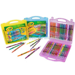 Crayola Zestaw Kredki Wykręcane TWISTABLES Walizka