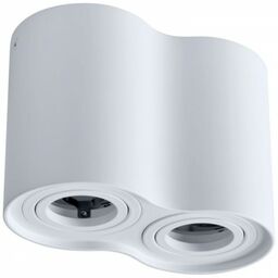 Oprawa okrągła ruchoma, aluminium, 2xGU10 HADAR R2 natynkowa