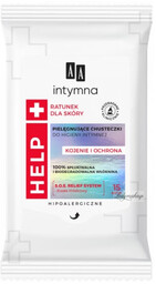AA - Intymna - HELP+ Pielęgnujące chusteczki