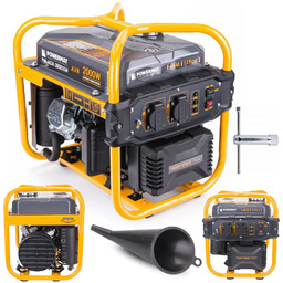 Agregat prądotwórczy przenośny jednofazowy Powermat 2000W Generator benzyna