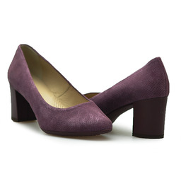 Czółenka Marco 0540P-405-1 Fioletowe zamsz