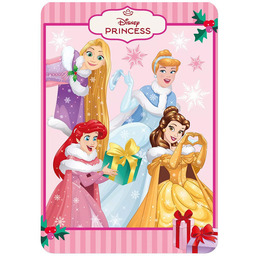 Koc polarowy Księżniczki Disneya: Roszpunka, Arielka, Bella