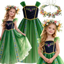 Strój Pani Wiosny Sukienka Wianek Pani Wiosna Dzień