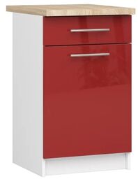 Szafka do kuchni z blatem, KLARA, 50x60x85 cm,