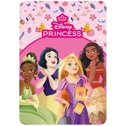 Koc polarowy Księżniczki Disneya: Roszpunka, Śnieżka, Vaiana