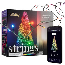 Twinkly Strings 250 LED RGB, łańcuch świetlny LED