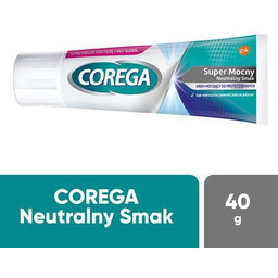 COREGA Krem do protez Super mocny Neutralny Smak