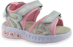 Dziewczęce sandały na grubej podeszwie LED American Club