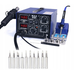 Stacja lutownicza 2w1 Hotair Wep 872D+ kolba 75W