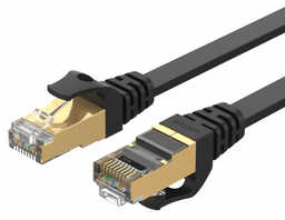 Unitek Patch Cable CAT.7 czarny 10M płaski (C1897BK-10M)