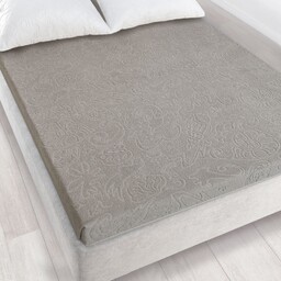 Zwoltex Prześcieradło frotte bez gumki 150x205 szare 594
