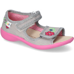 Sandałki dziecięce 3F Maja Safari Popiel