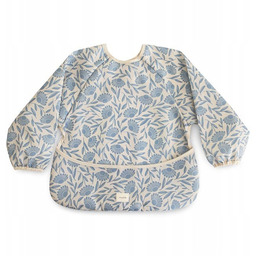 Mushie Śliniak z Długim Rękawem FARTUSZEK  Blue