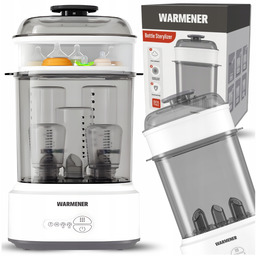 Sterylizator do Butelek Smoczków Parowy Suszarka Elektryczny Piętrowy