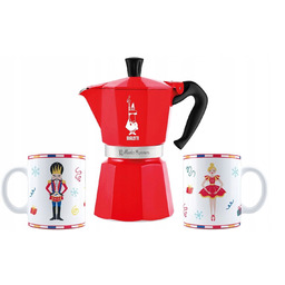 Bialetti Zestaw Nutcracker kawiarka Moka Express 6tz 2