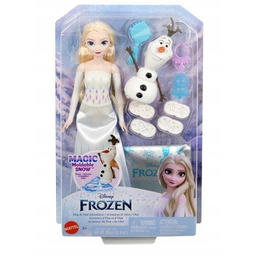 Disney Frozen lalka Elsa + figurka Olaf piasek